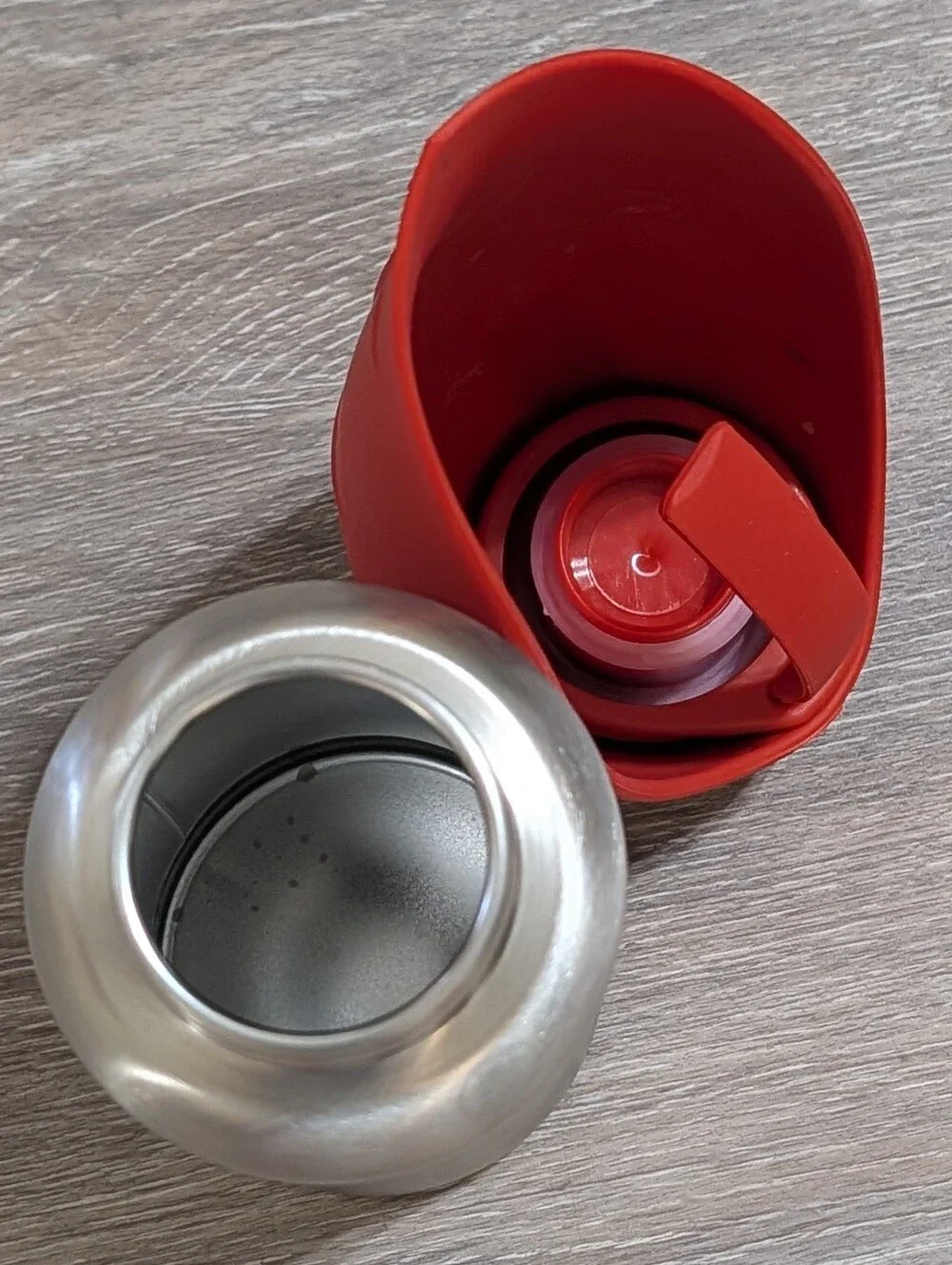 Tuff Pupper PupFlask Red Stainless Steel Travel Flask For Dogs